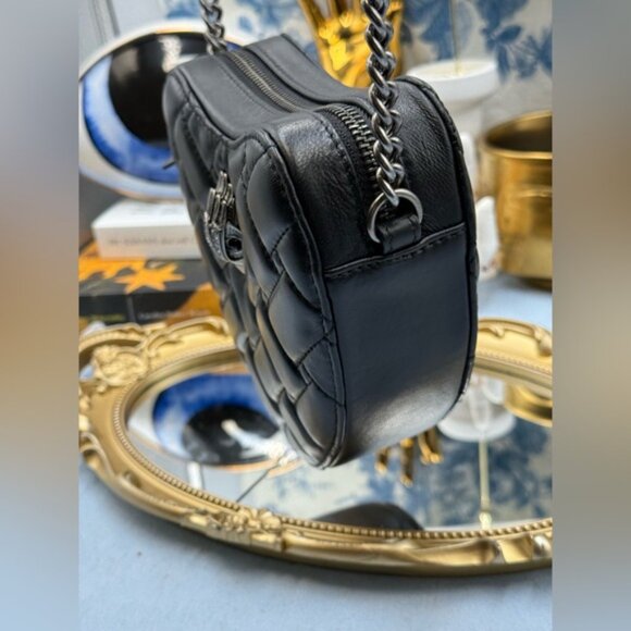 🆕 KURT GEIGER LONDON 🧿 NWOT Kensington Heart-Shaped Leather Crossbody Bag - Picture 6 of 15